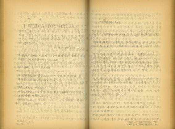 09 수필 _ i wed a toy bride, 2007