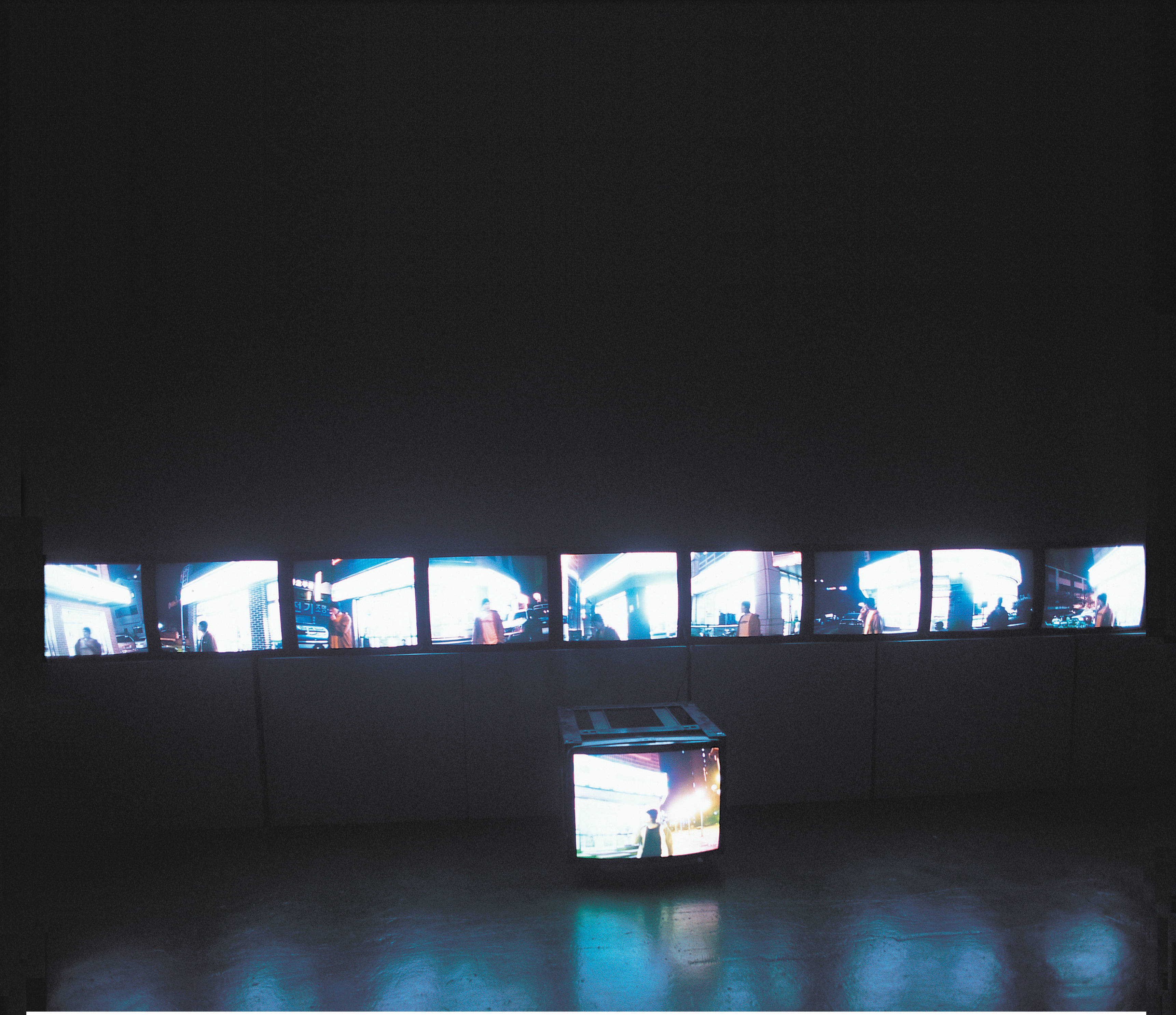 10 Mistaken Appointment at 7-Eleven, 10 Channel for 10 CRT Monitors, 2004