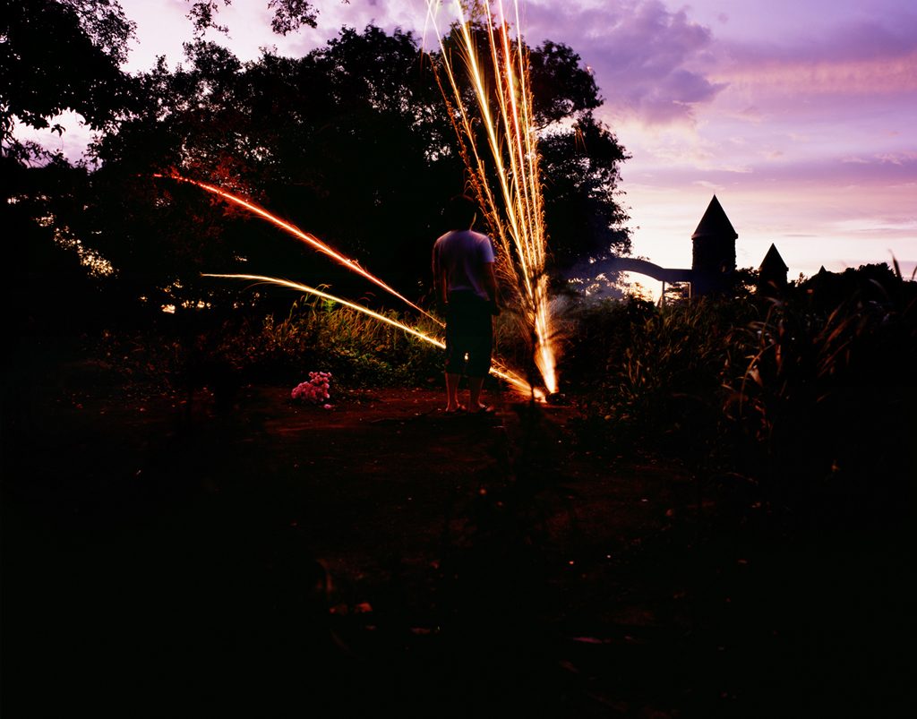 A voyage-2, Fire works, 103x130cm, C print,2007