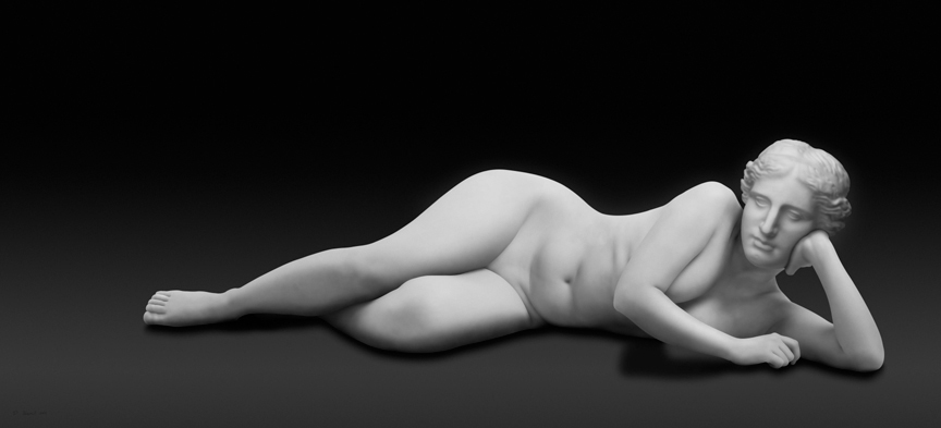 Reclining Venus 220 x 100cm  2006