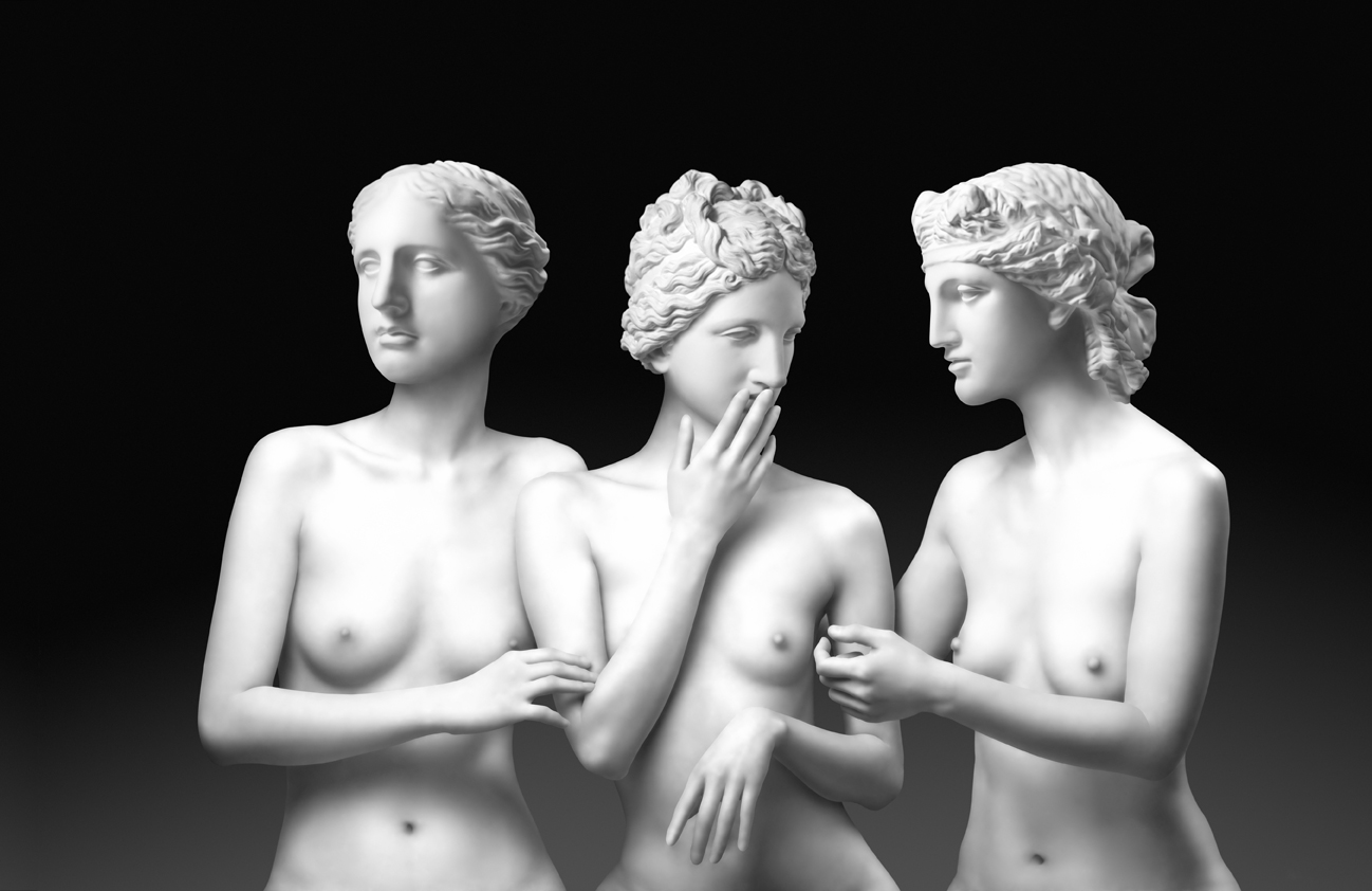 Talking Three Graces 120 x 185cm  2008