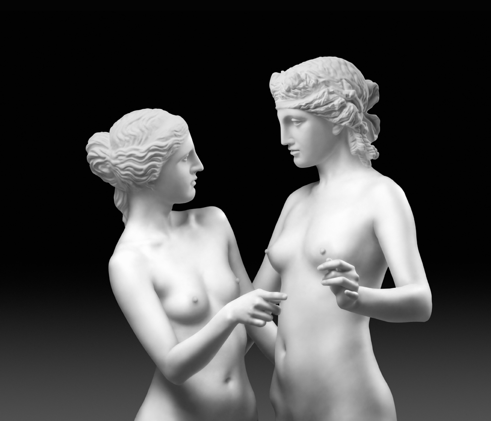 Two Graces 120 x 140cm  2007