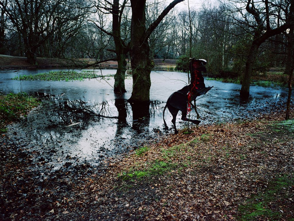 Untitled-6,A paper horse,C print,100x125cm, 2004
