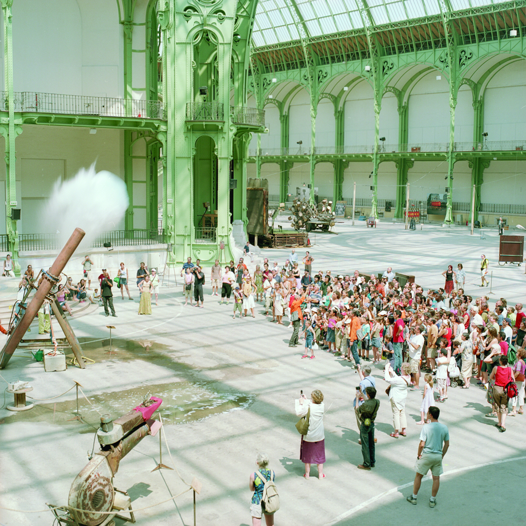 Yum Joongho, Water Cannon Blasts, 2006, Lamda Print, 23.3x23.3cm, ONE AND J. Gallery