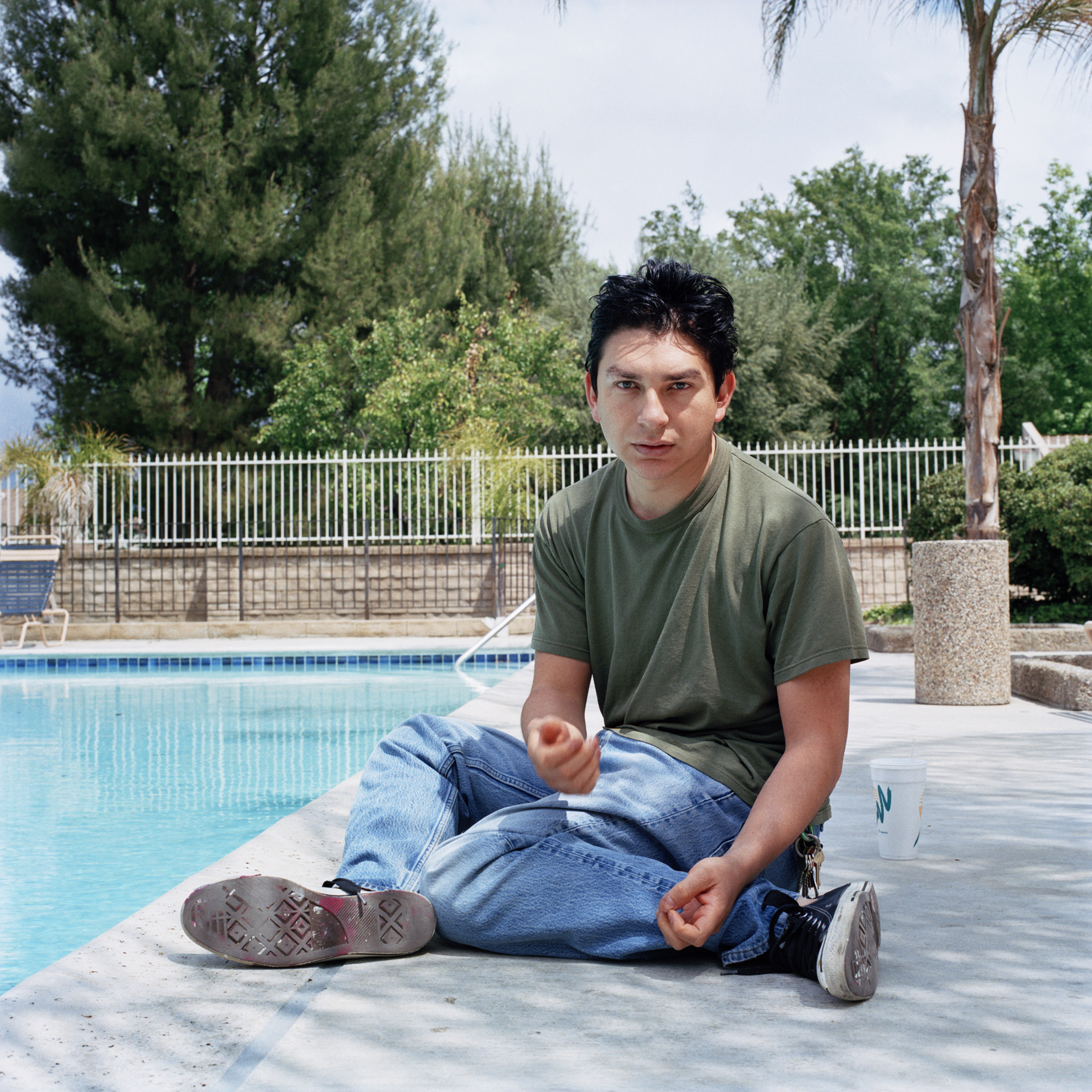 10. Gavin in the swimming pool, C-print, 100cmx100cm, 2003