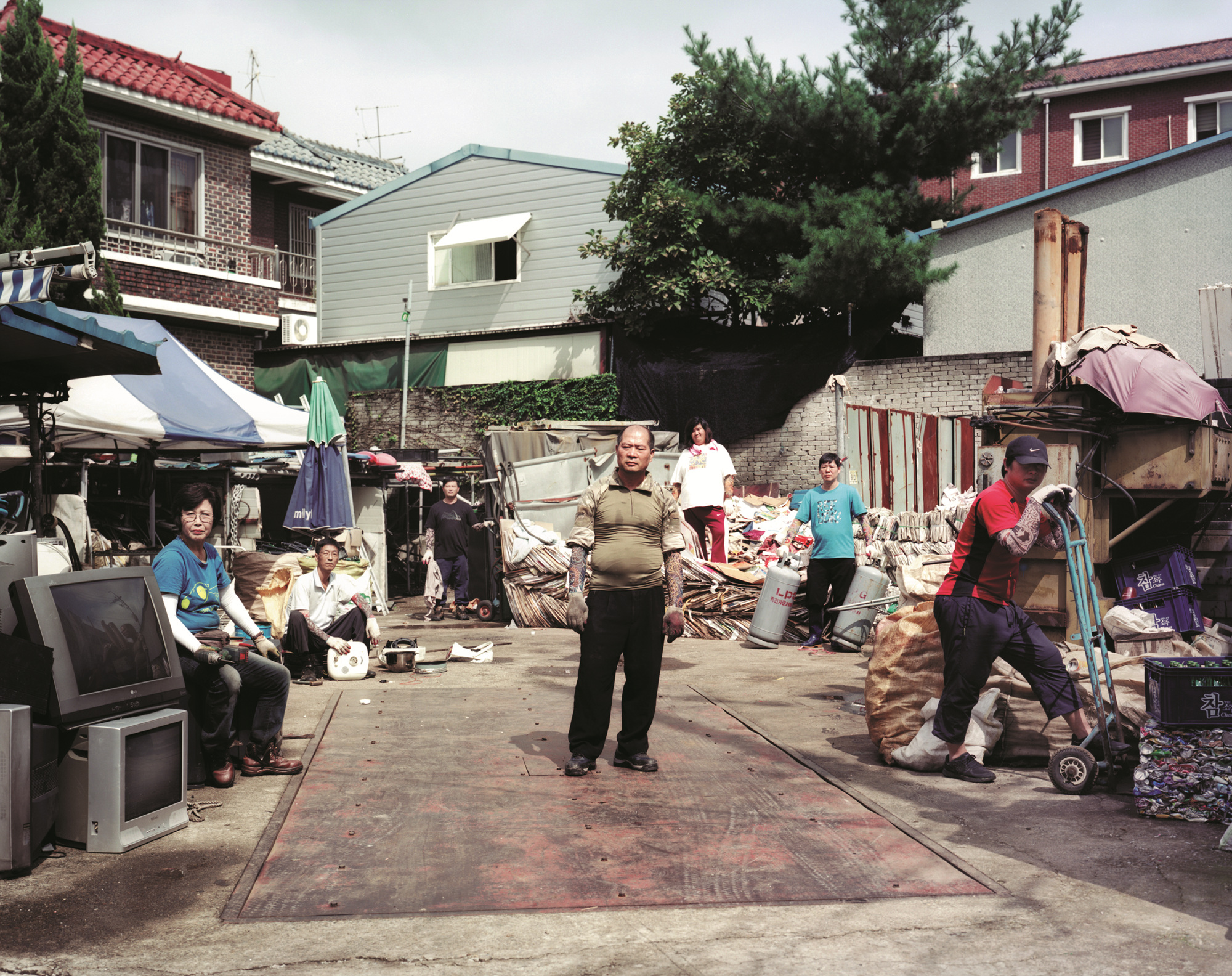 12 박초록_Colorful Daegu #16, Ink on Paper, 100x80cm, 2012