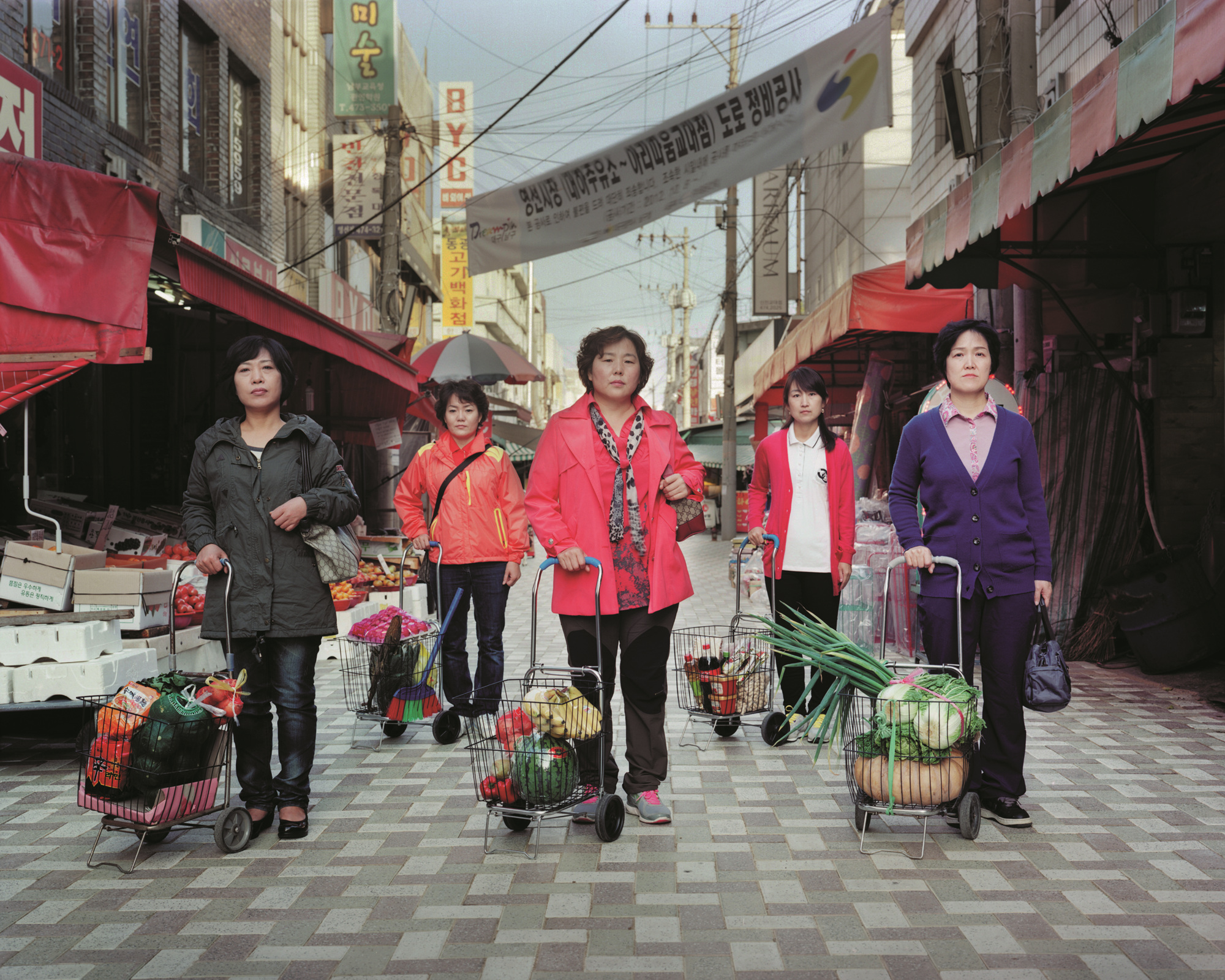 14 박초록_Colorful Daegu #20, Ink on Paper, 125x100cm, 2012