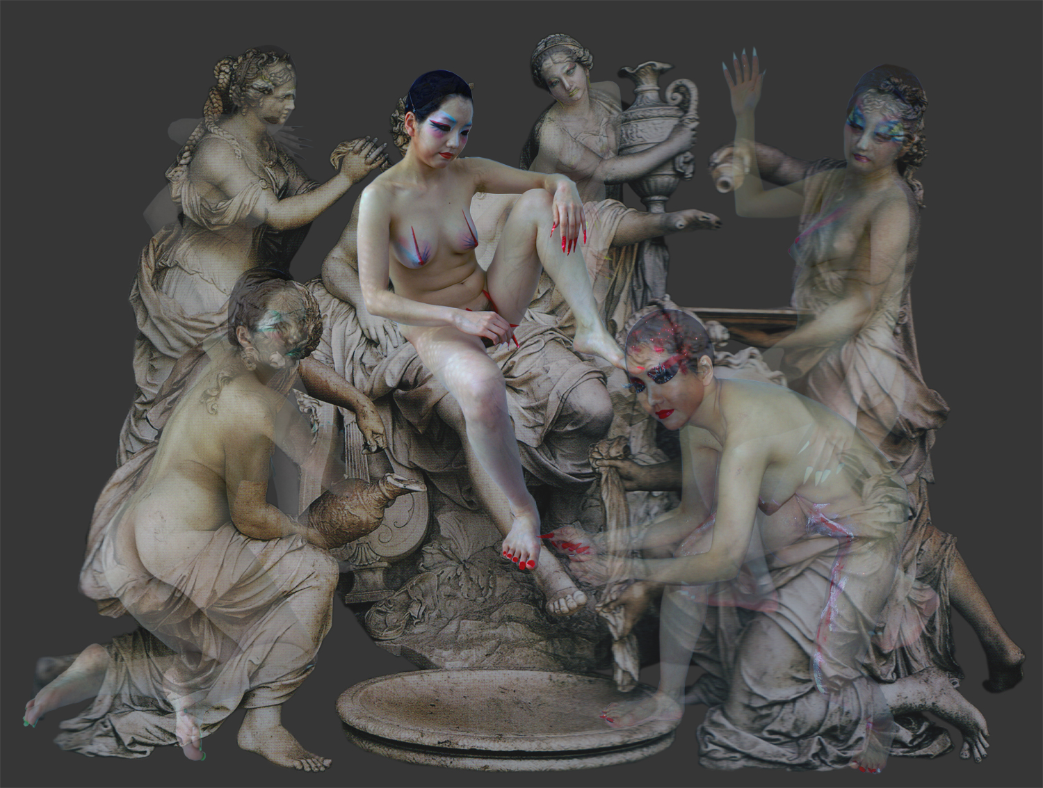 Millenary sculpture#4 238x180cm digital c-type print 2009