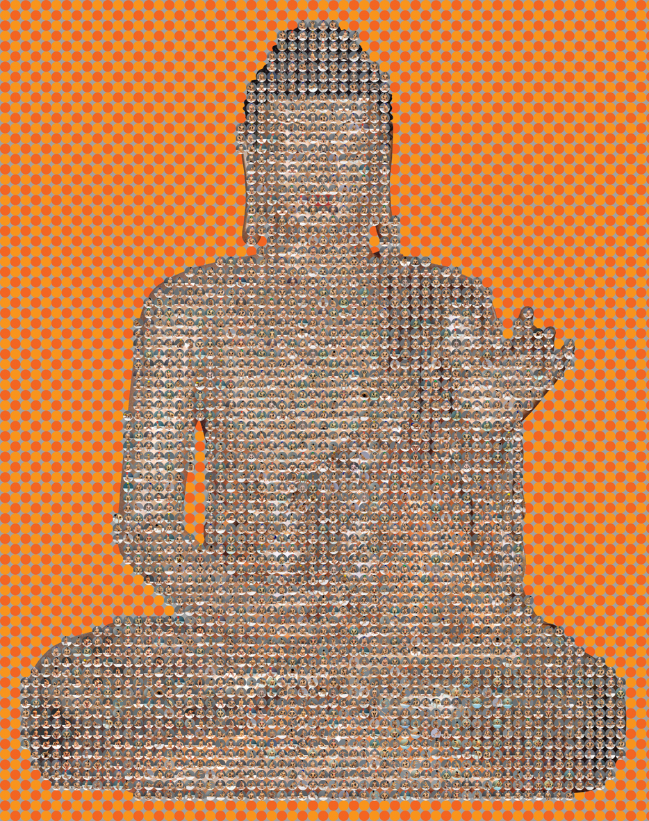 Uncountable beads of sweat #1, 158x200cm digital c-type print, 2012