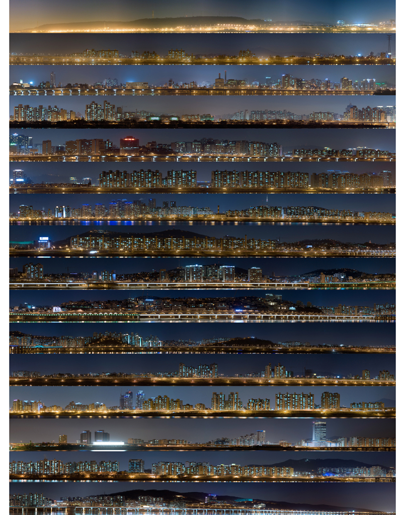 9 north side  of han river night view