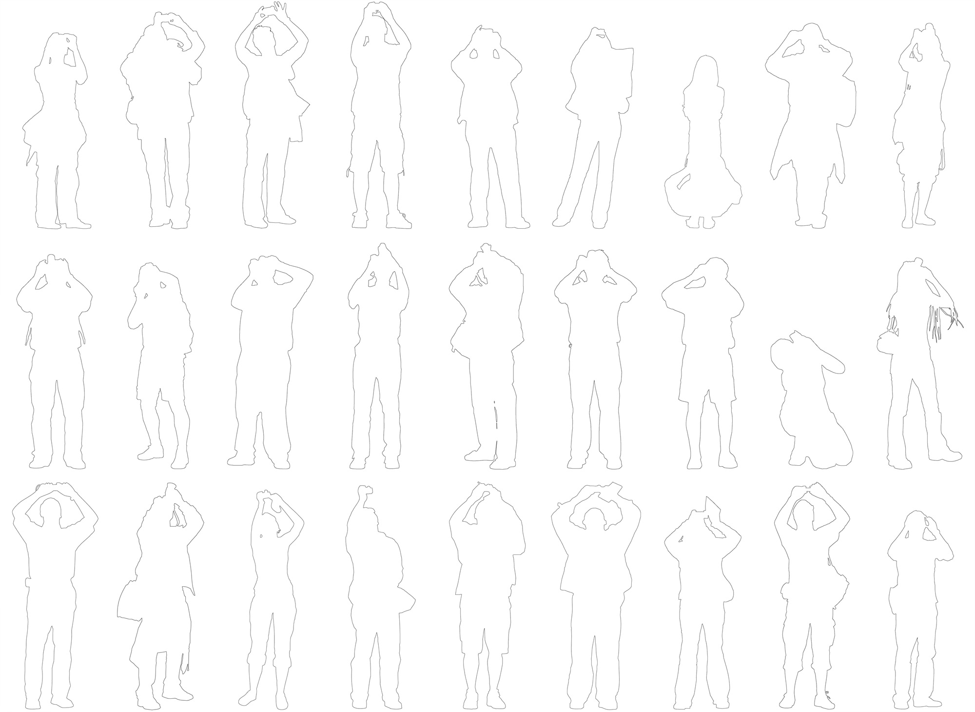 02 사람들(people) 부분사진, pigment print, 103x47