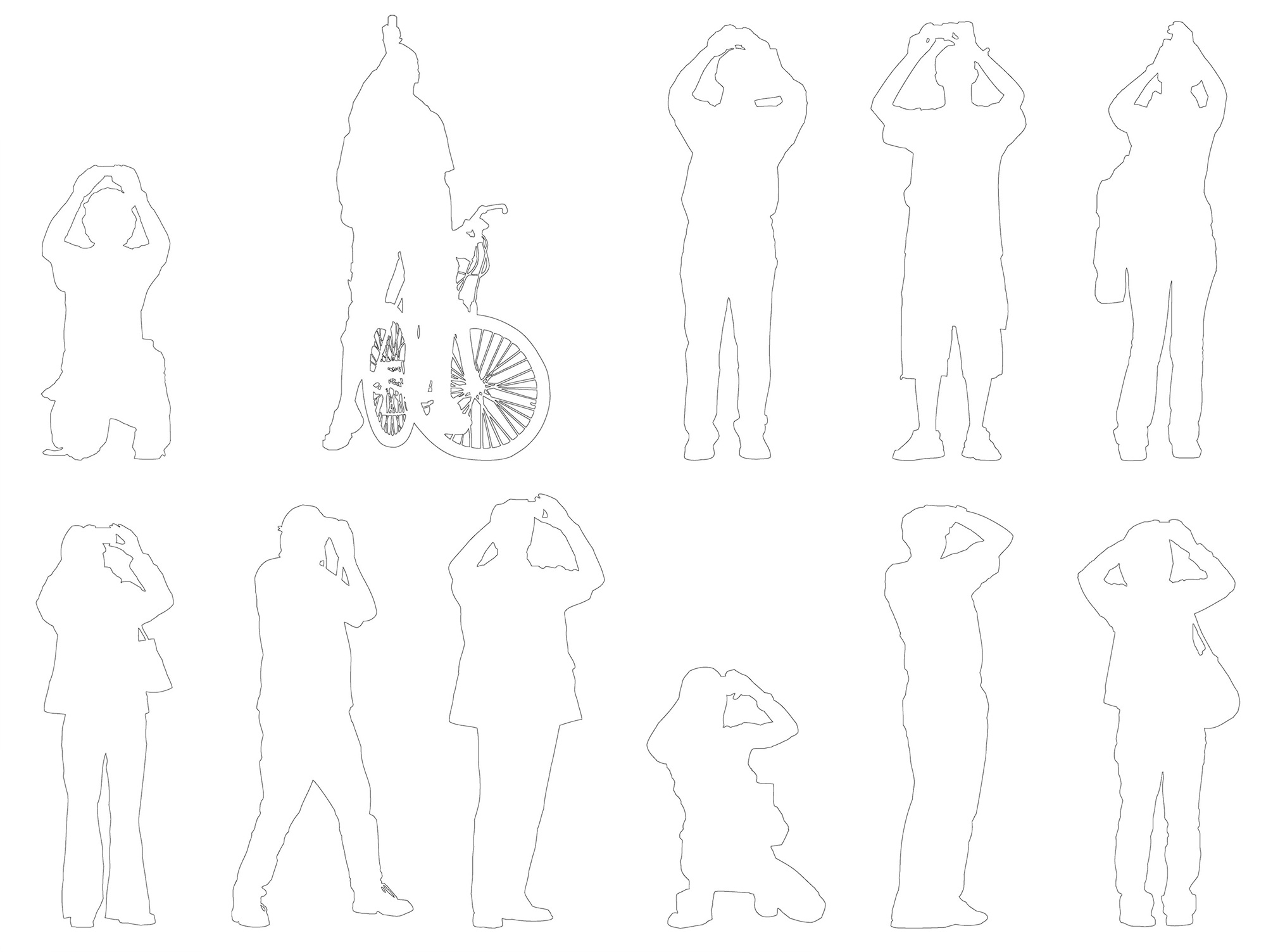 04 사람들(people) 부분사진, pigment print, 103x47