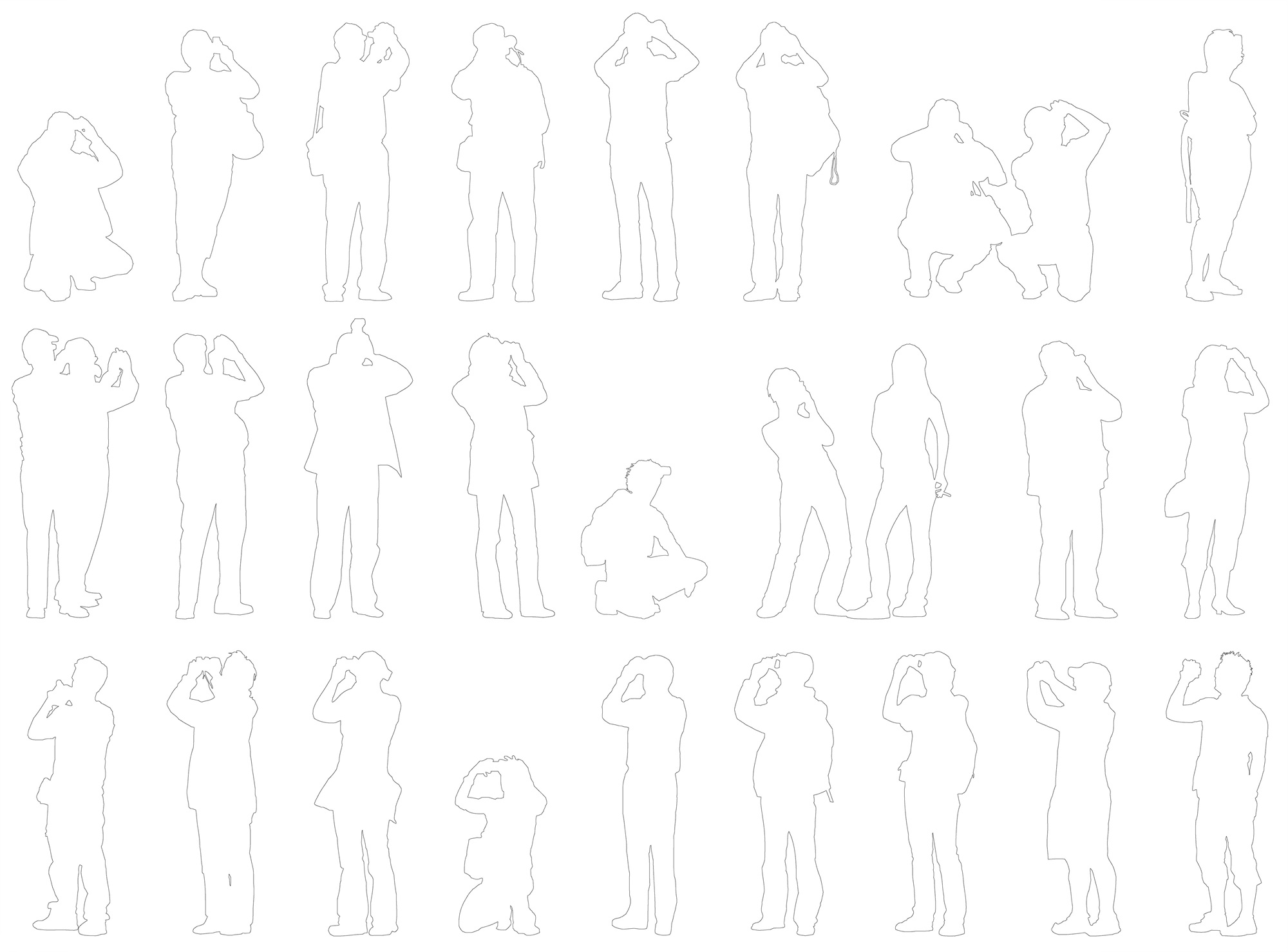 05 사람들(people) 부분사진, pigment print, 103x47