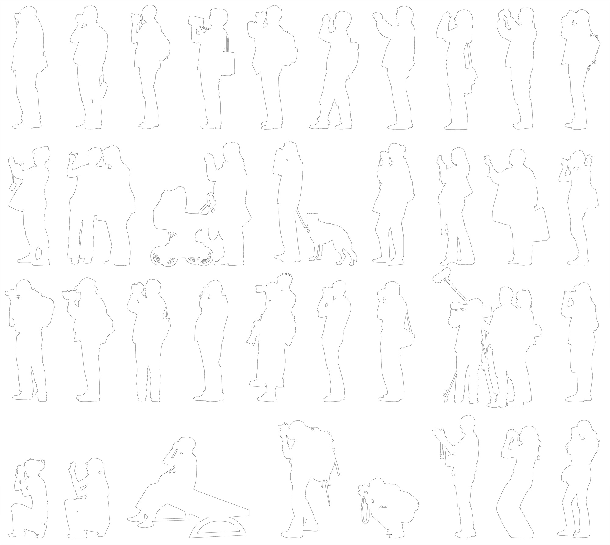 11 사람들(people) 부분사진, pigment print, 103x47