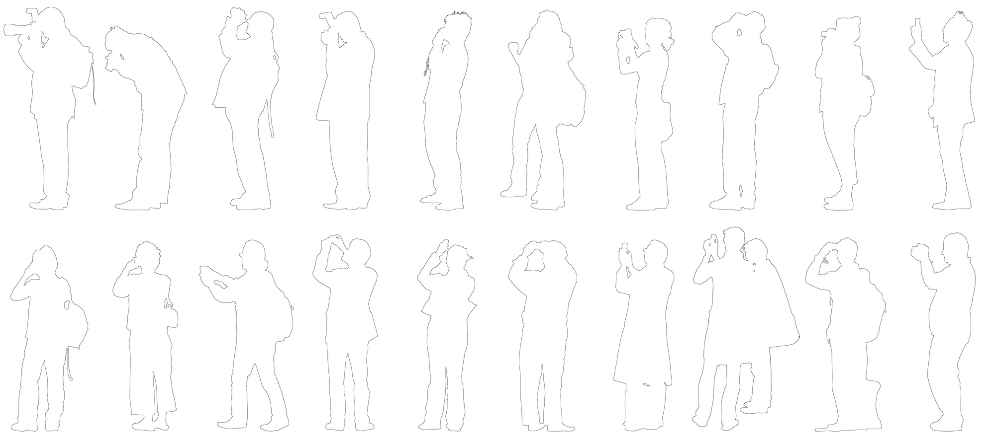 12 사람들(people) 부분사진, pigment print, 103x47