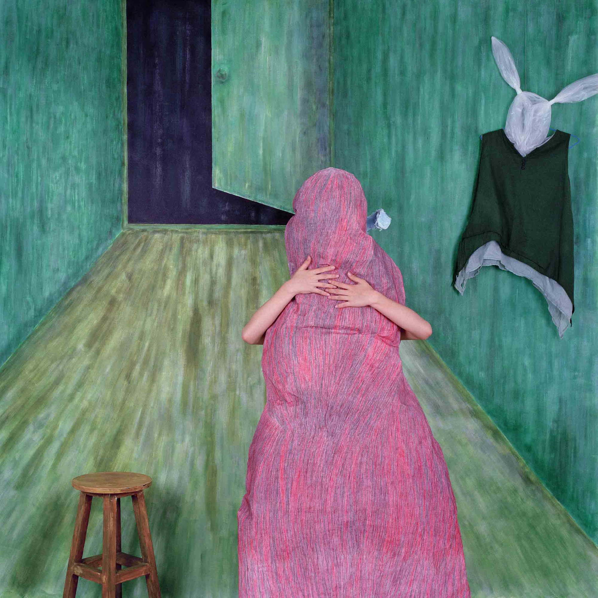 4) 생각하는 토끼 시리즈 Thinking Rabbit  #004-3 100x100cm, C-type print,  2011