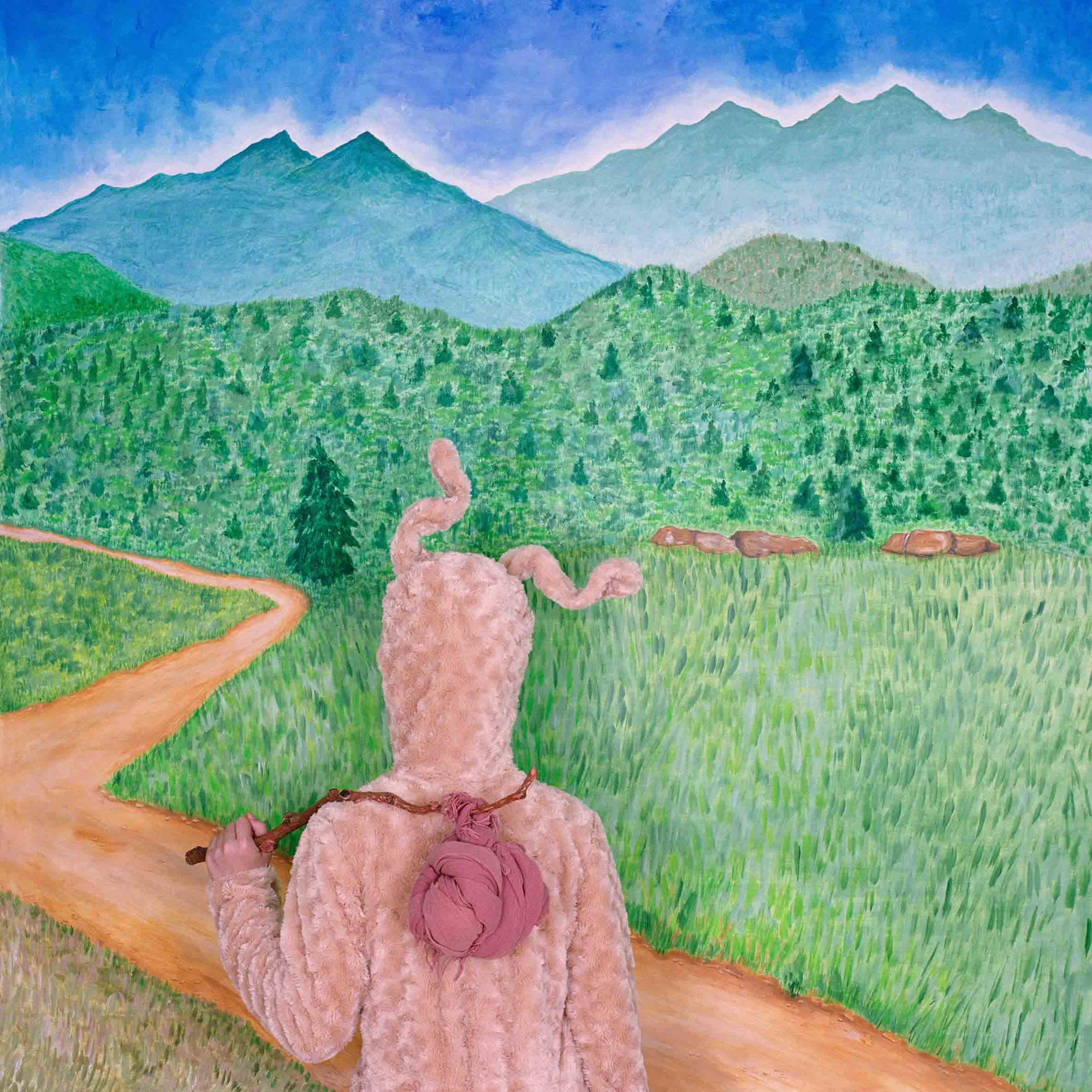 5-2) 생각하는 토끼 시리즈 Thinking Rabbit #007-2 100x100cm, C-type print,  2012