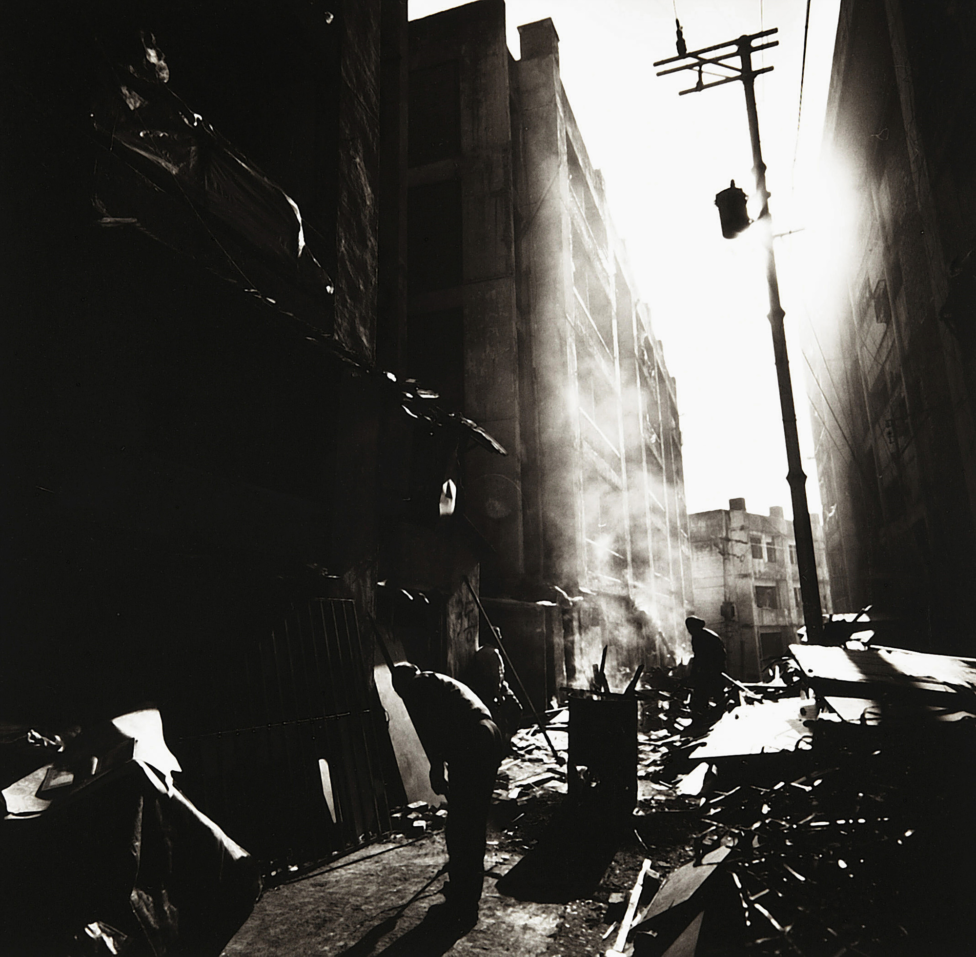 LST20 gelatin silver print 45x45cm wooden framed