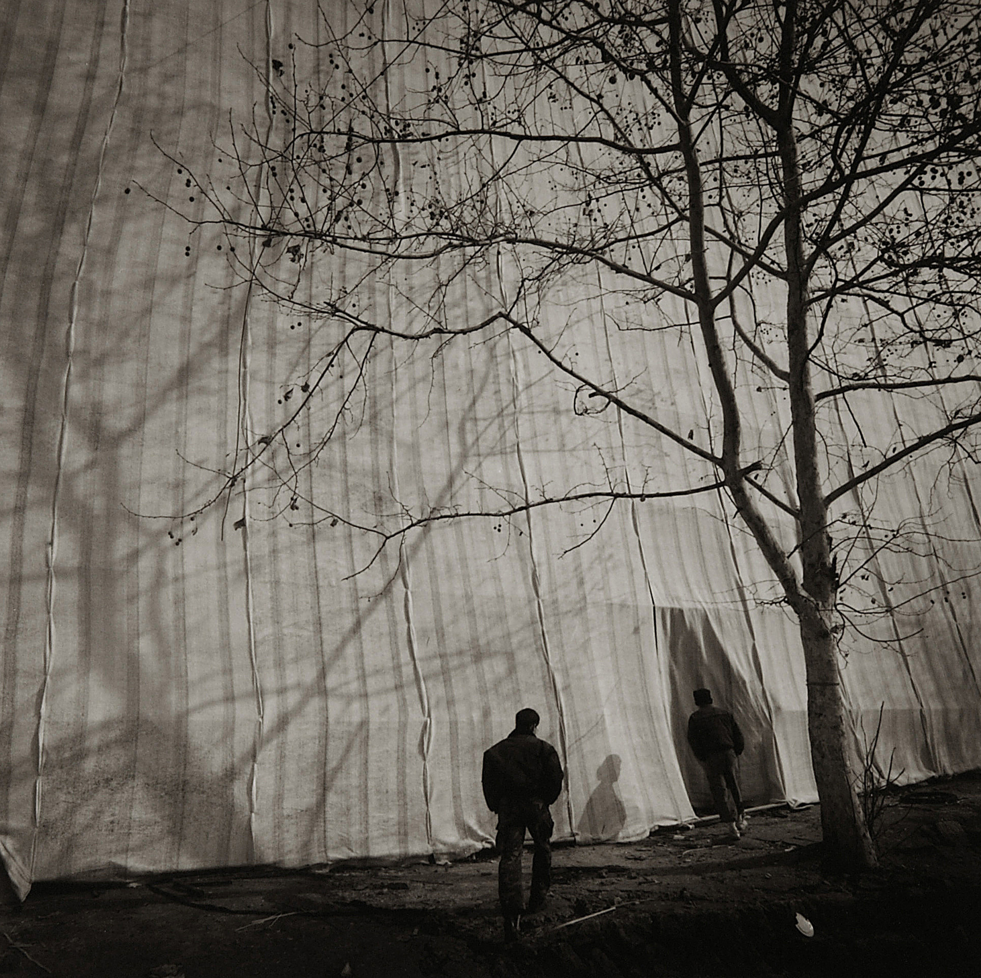 LST21 gelatin silver print 45x45cm wooden framed