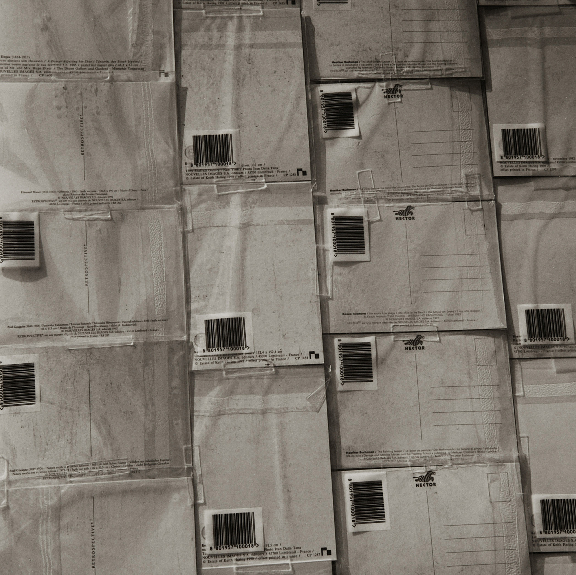 LST28 gelatin silver print 45x45cm wooden framed