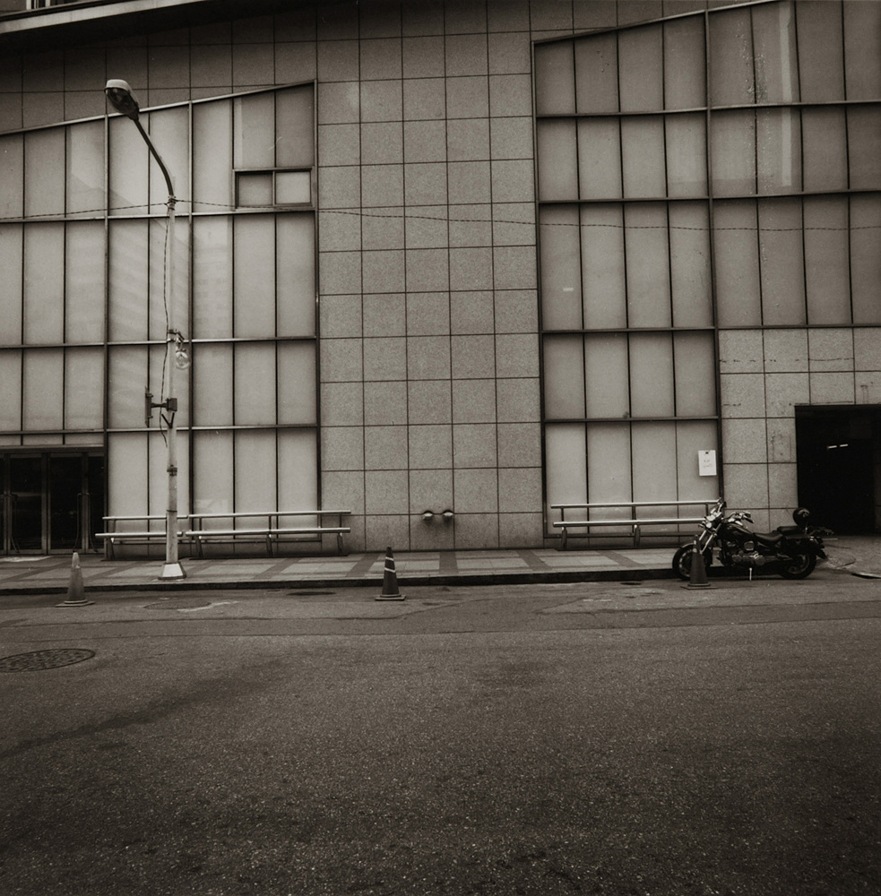 LST29 gelatin silver print 45x45cm wooden framed