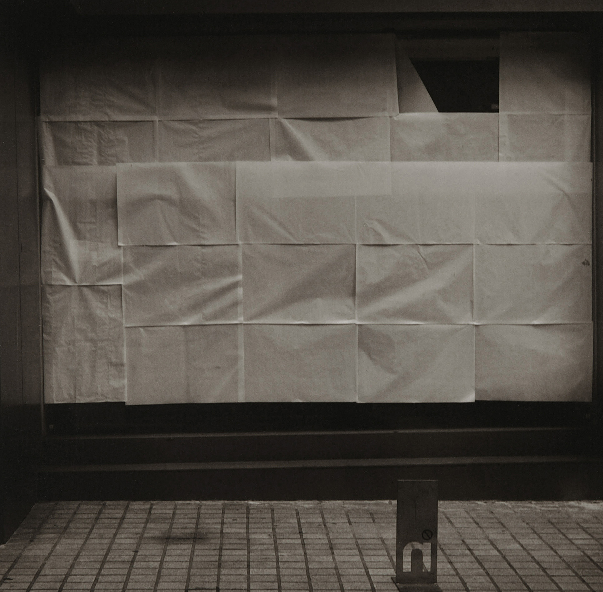 LST31 gelatin silver print 45x45cm wooden framed