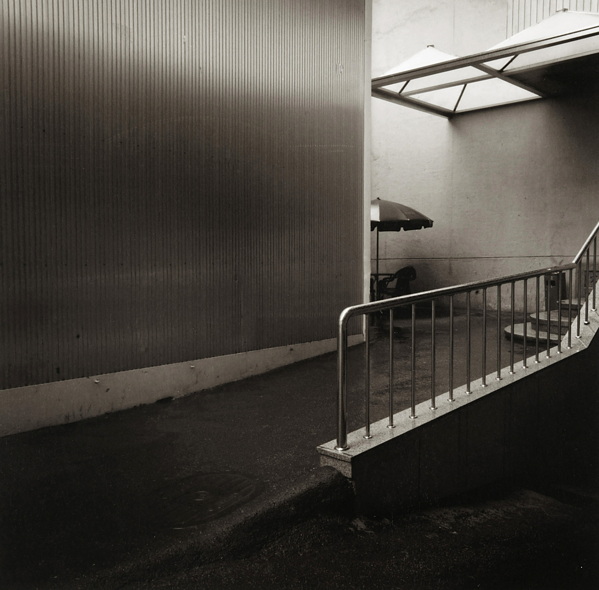 LST35 gelatin silver print 45x45cm wooden framed