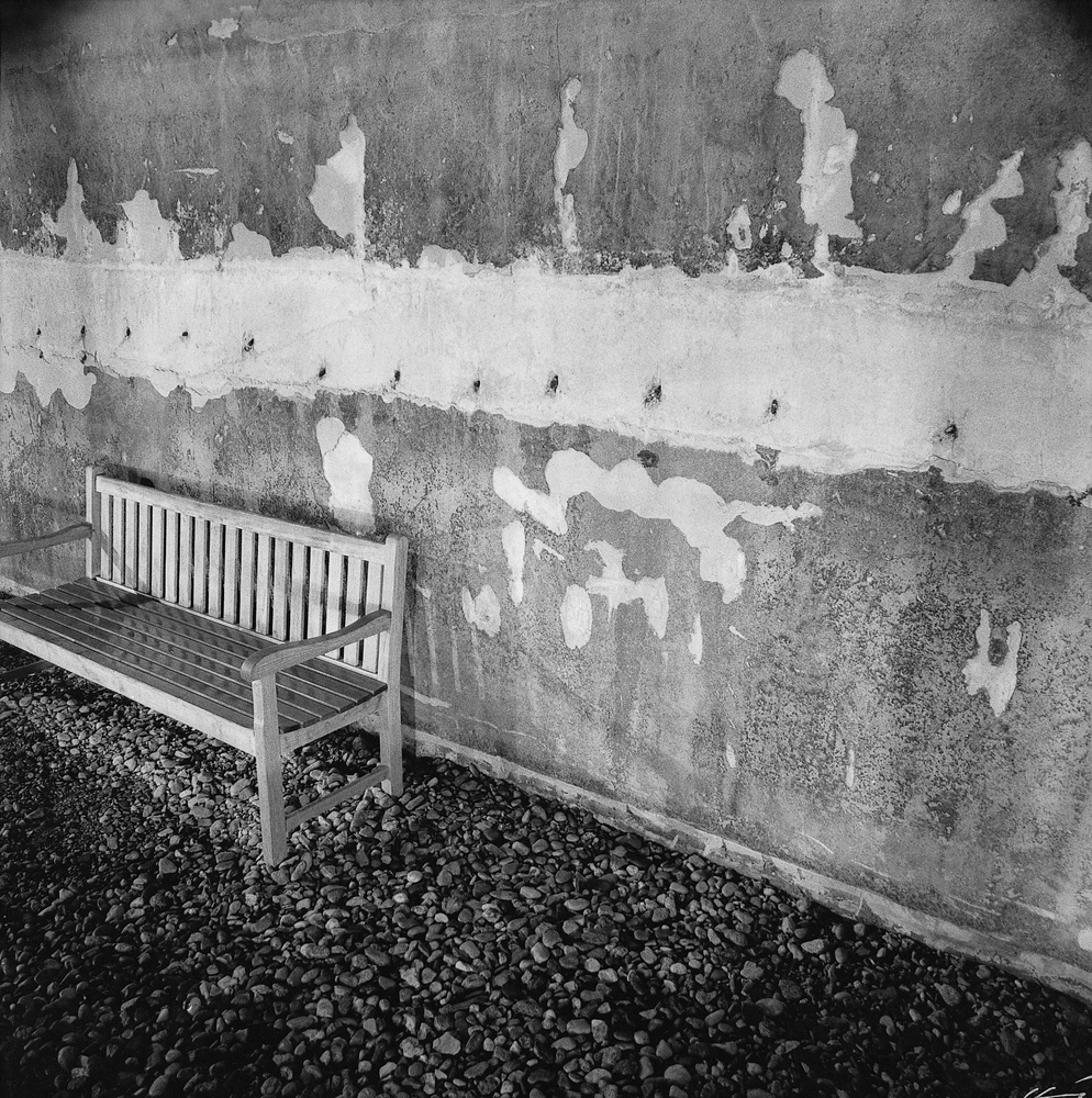 SW12 gelatin silver print 45x45cm wooden framed