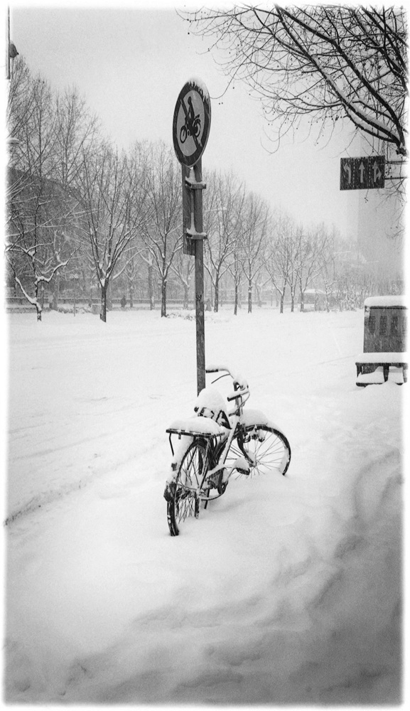 SW41 gelatin silver print 45x25cm wooden framed