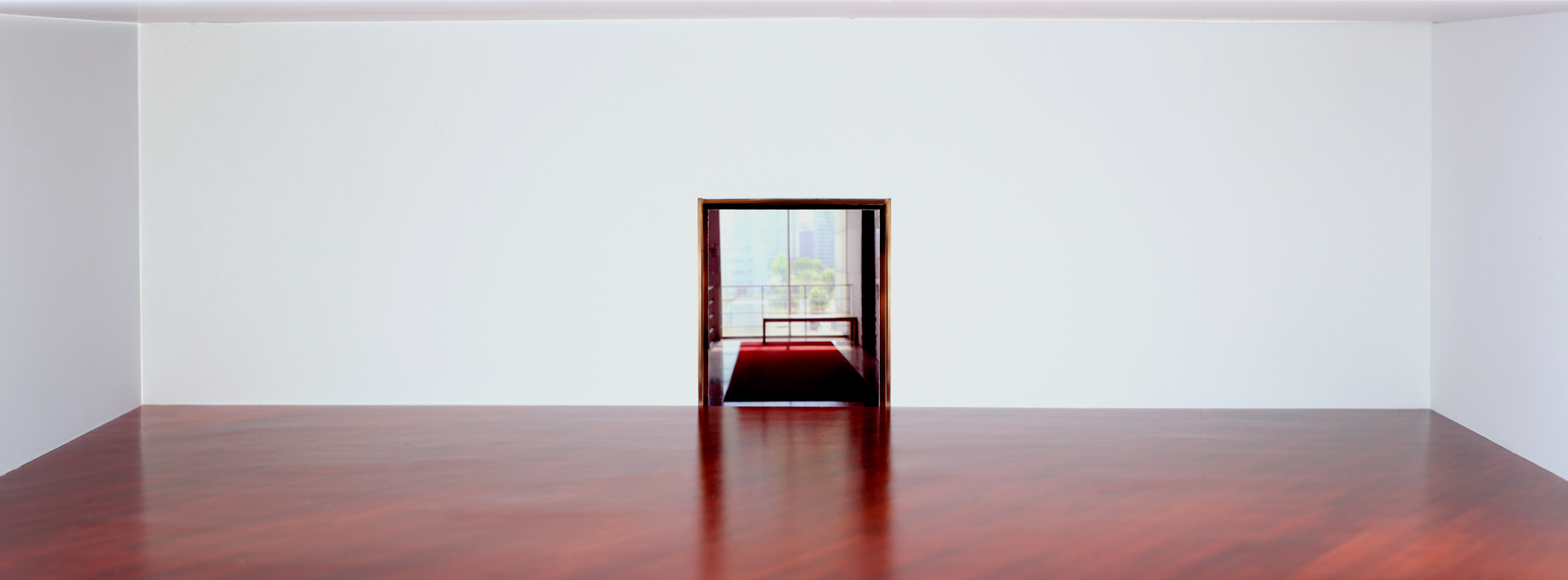 White walls_ac001, Arhcival Inkjet print, 100x42cm, 2011