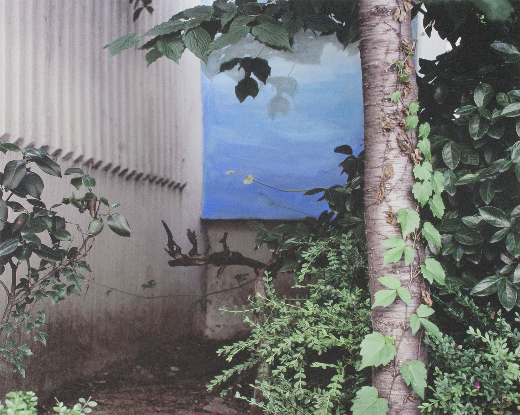 판단의 계기 - 03 Momentum of Decision - 03, acryl and gouache on inkjet print, 82x102cm, 2011