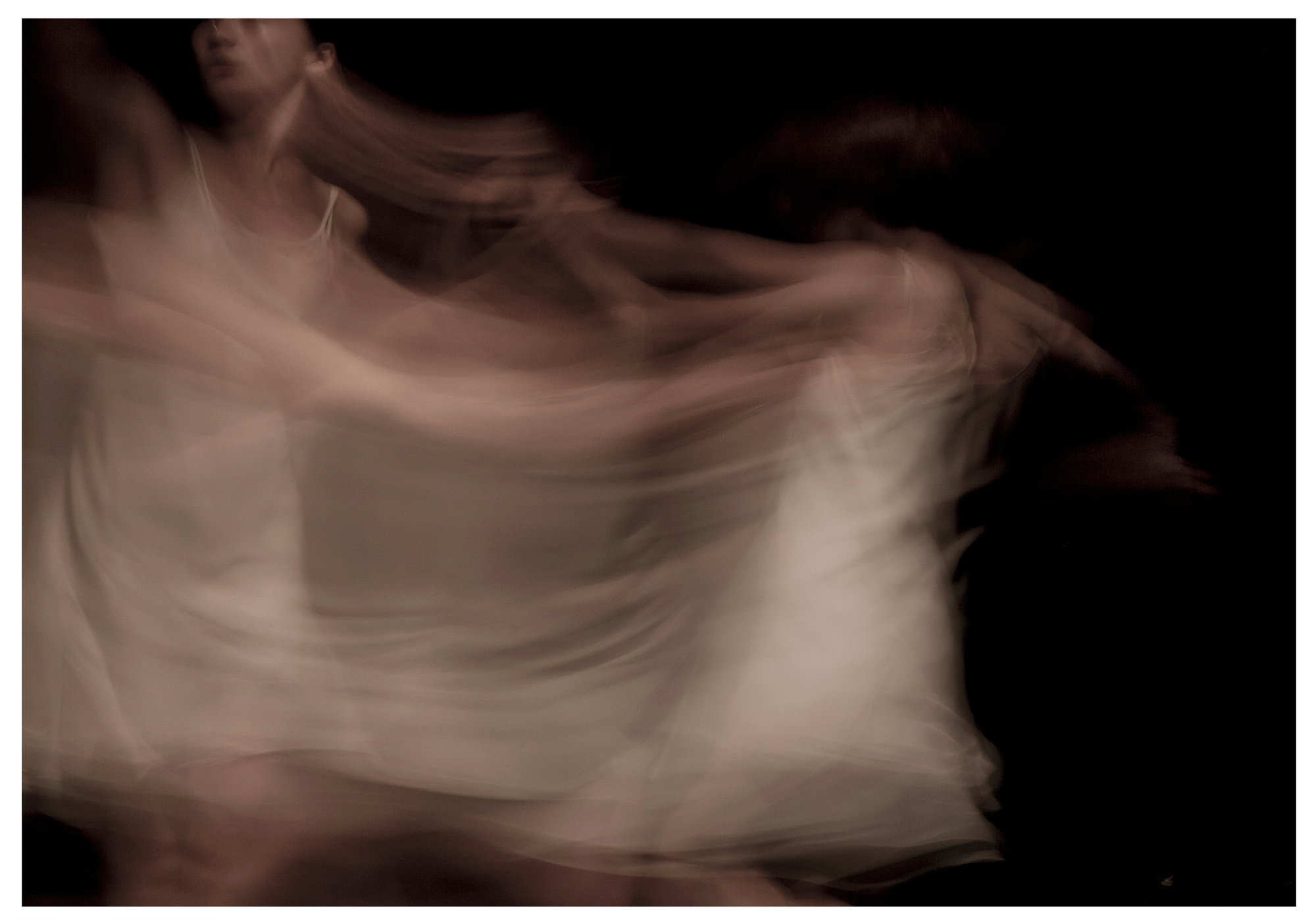 피아졸라 공부 II - 10 sec, 2011, 100x80