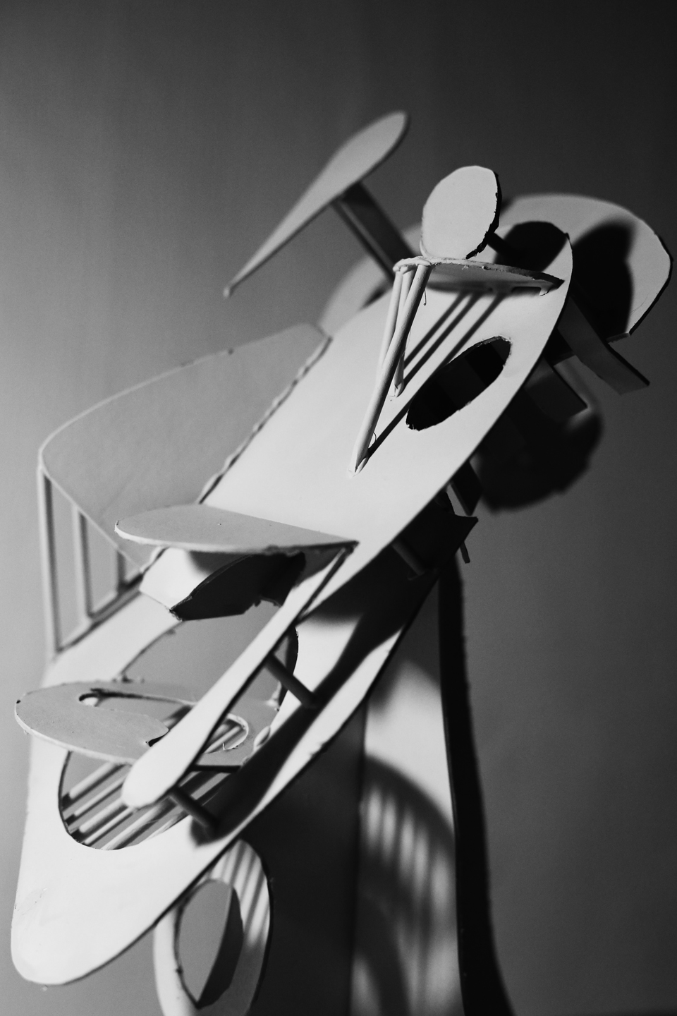 01. Monument Zero - Crying Face, Photograph of Hard Paper Structure, Inkjet Print, 50x50cm, 2014