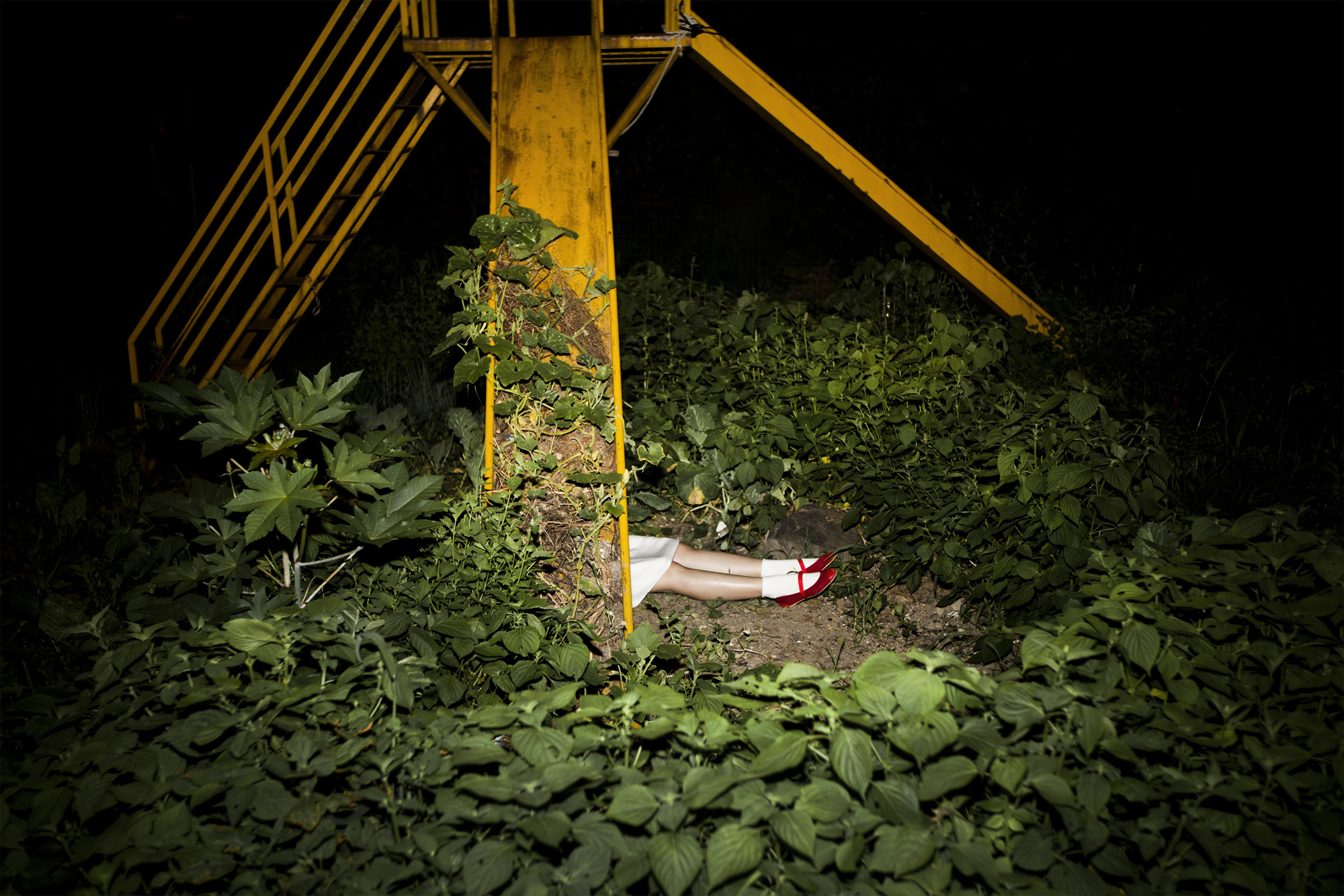 024  At night 2_pigment prin_70x105cm_ 2011