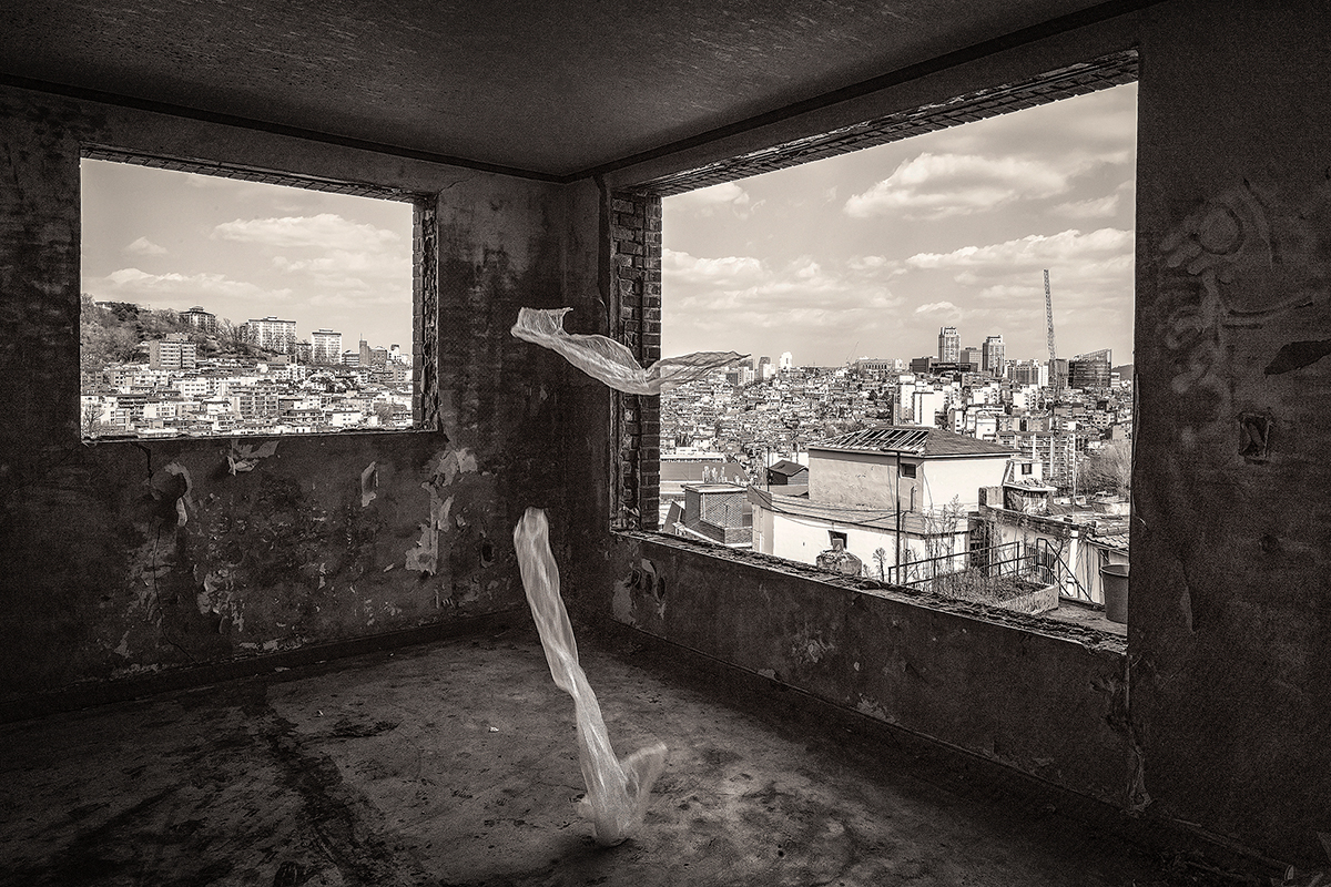 03. The House, UV Print on traditional Korean handmade paper, 65x90cm, 2014