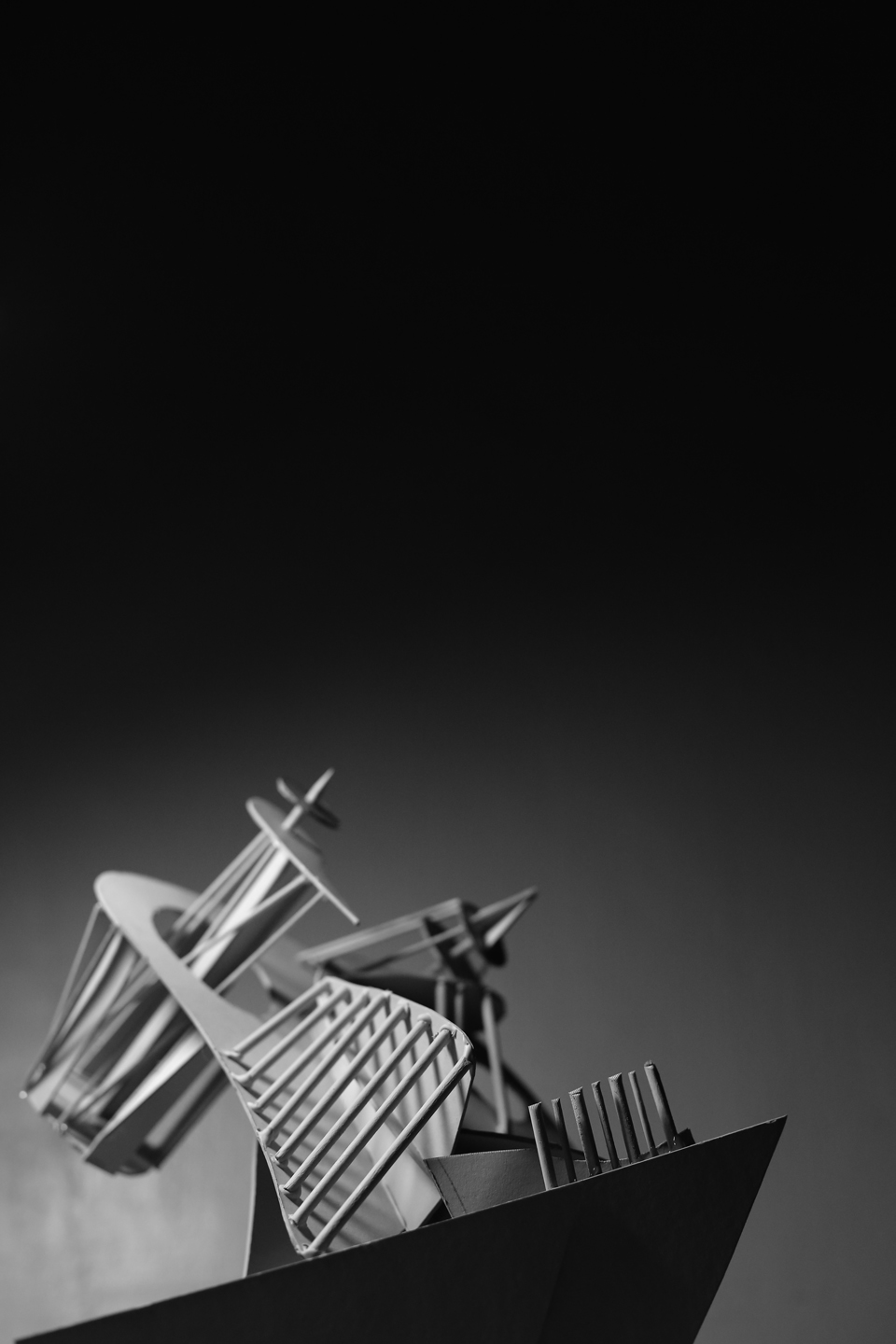 04. Monument Zero - Rescue Ship, Photograph of Hard Paper Structure, Inkjet Print, 50x50cm, 2014