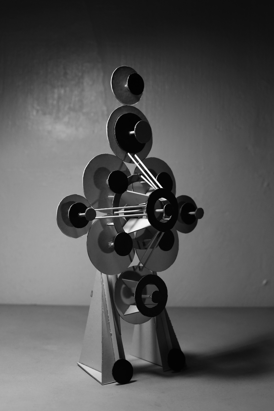 12. Monument Zero - Antenna, Photograph of Hard Paper Structure, Inkjet Print, 70x70cm, 2014