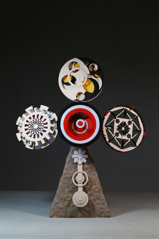 14. Monument Zero - Seven Times, Photograph of Hard Paper Structure, Inkjet Print, 70x70cm, 2014