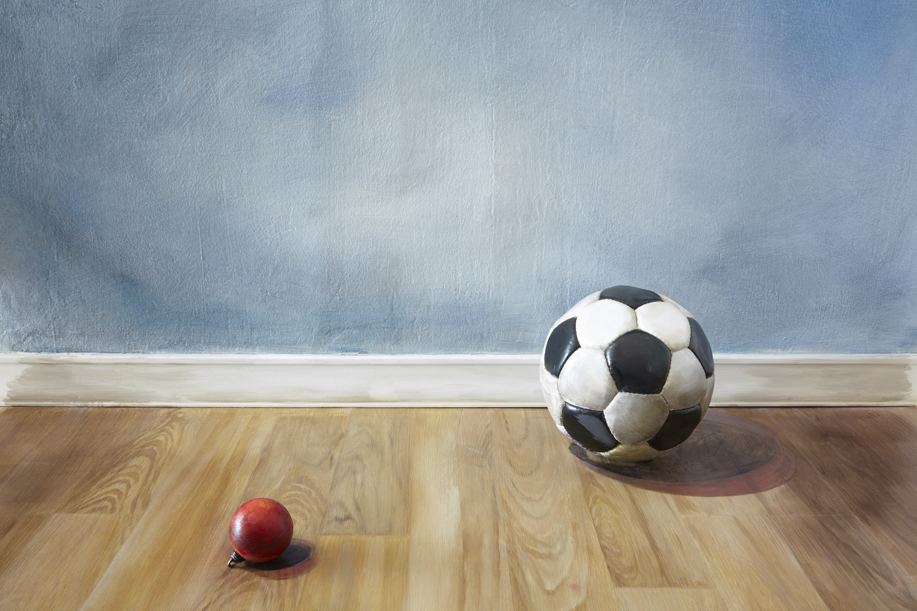 Soccer Ball 100x150cm Inkjet Print 2013