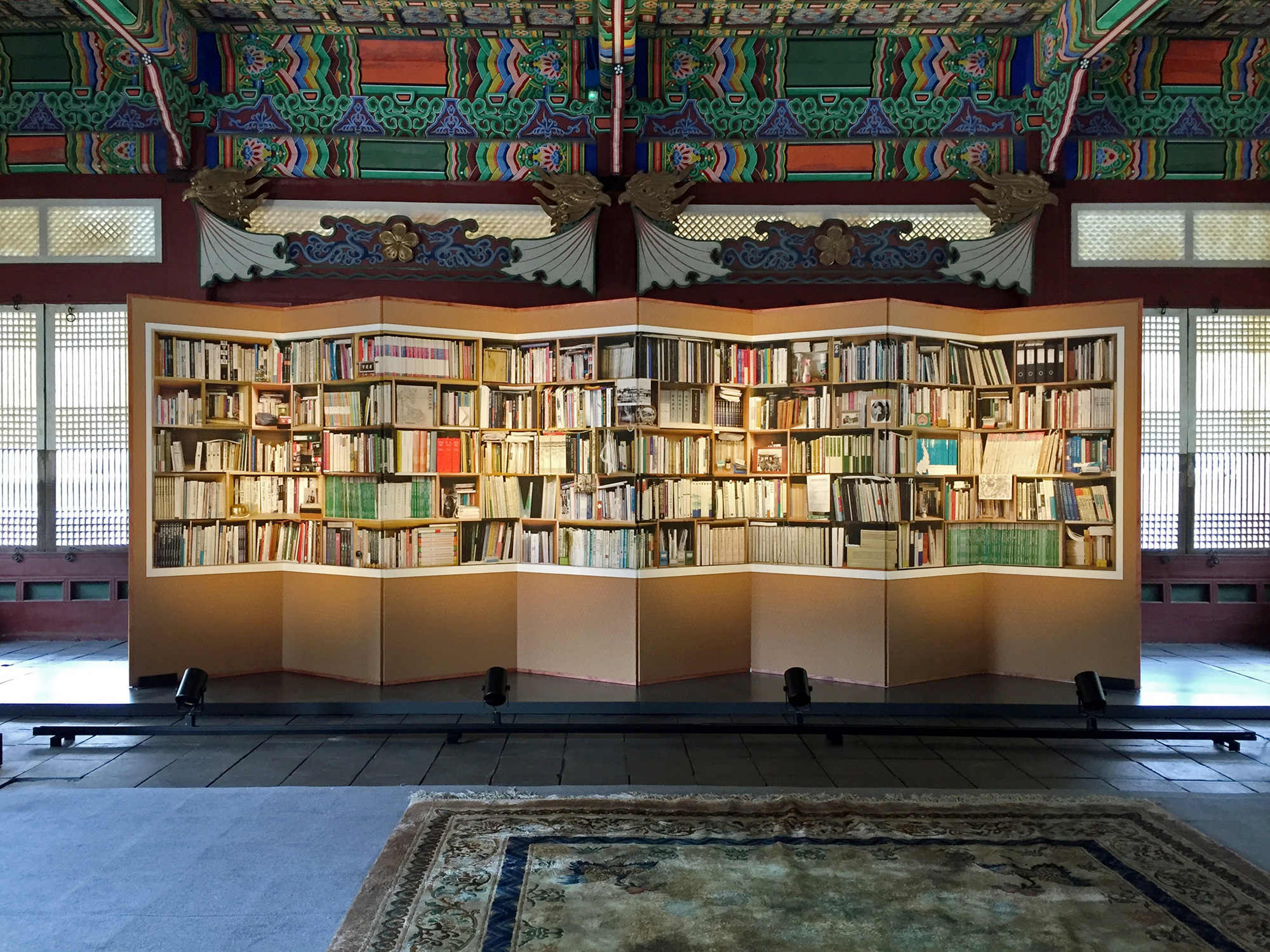 책가도389_병풍설치_210cm×640cm_2017