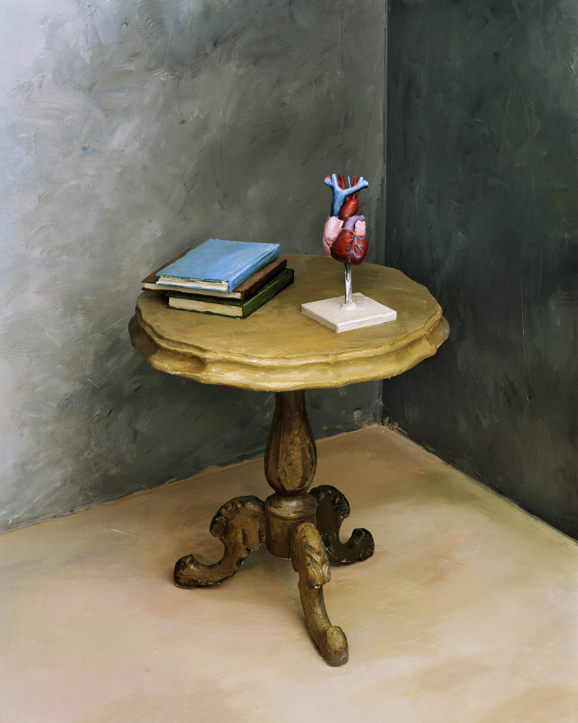 테이블 위의 심장