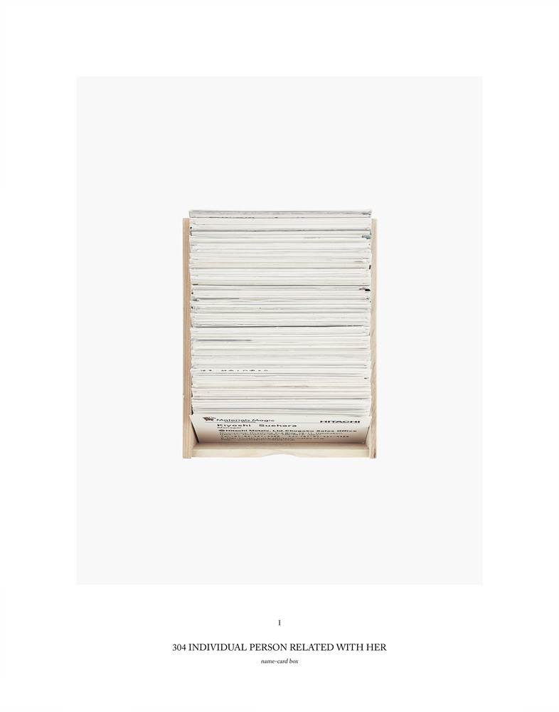 01 From the Series BATTLEFIELD_chapter 1 the trophies, 그녀와 관련된 304명의 사람들-명함서랍, 2012