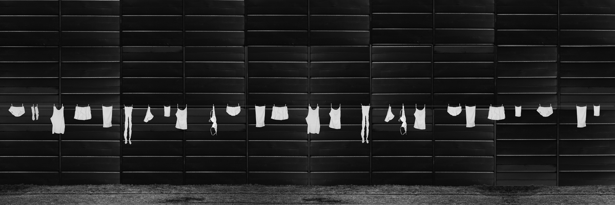 01.Modern times 2. WASHINGS. 30 inch × 10 inch. Digital C - print. 2007