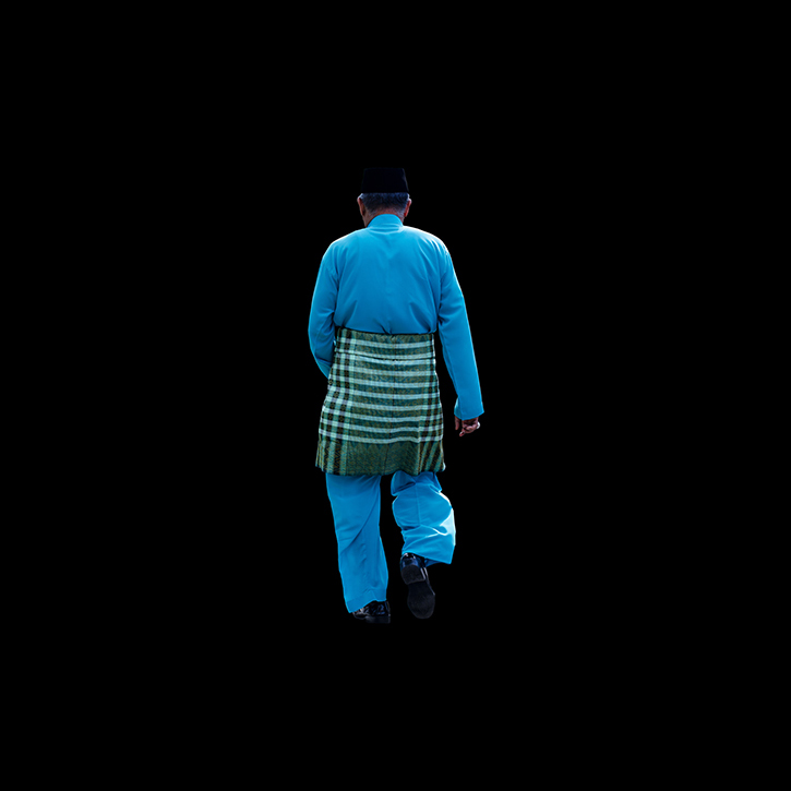 02 Brunei Walking 02, pigment print, 130×130cm, 2013