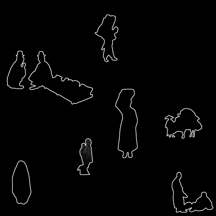 02 좌판장으로 가는 길목에 한 소년이 좌판을 열다, 100×100cm, c-print, 2008