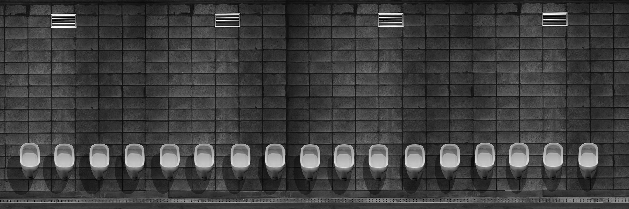 03.Modern times 2. URINALS. 30 inch × 10 inch. Digital C - print. 2007