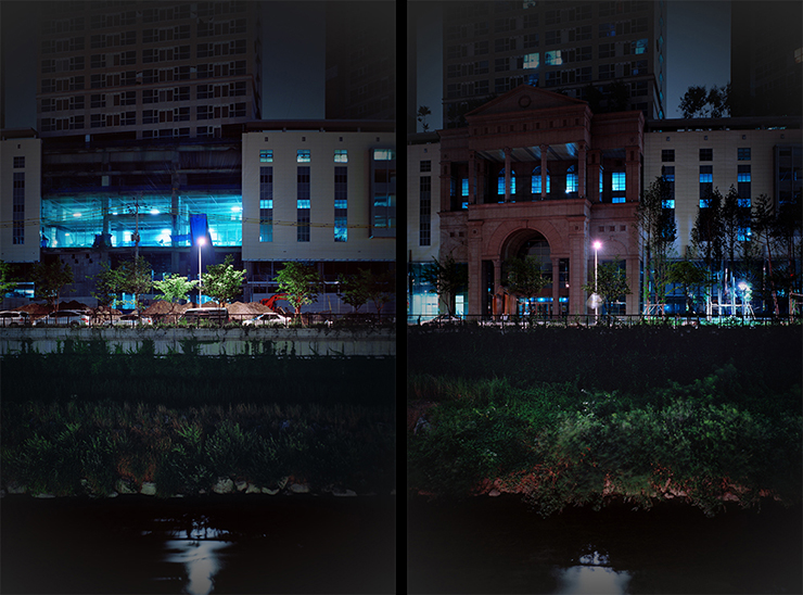 04 황학지층 20 21, 180×120cm 2ea, c-print, 2007 2009