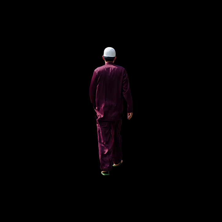 05 Brunei Walking 05, pigment print, 130×130cm, 2013