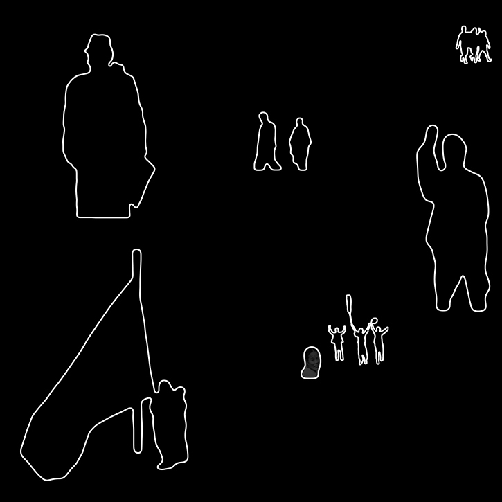 05 일본의 항복 소식을 듣고 환호하는 서울역 앞의 시민들, 100×100cm, c-print, 2008