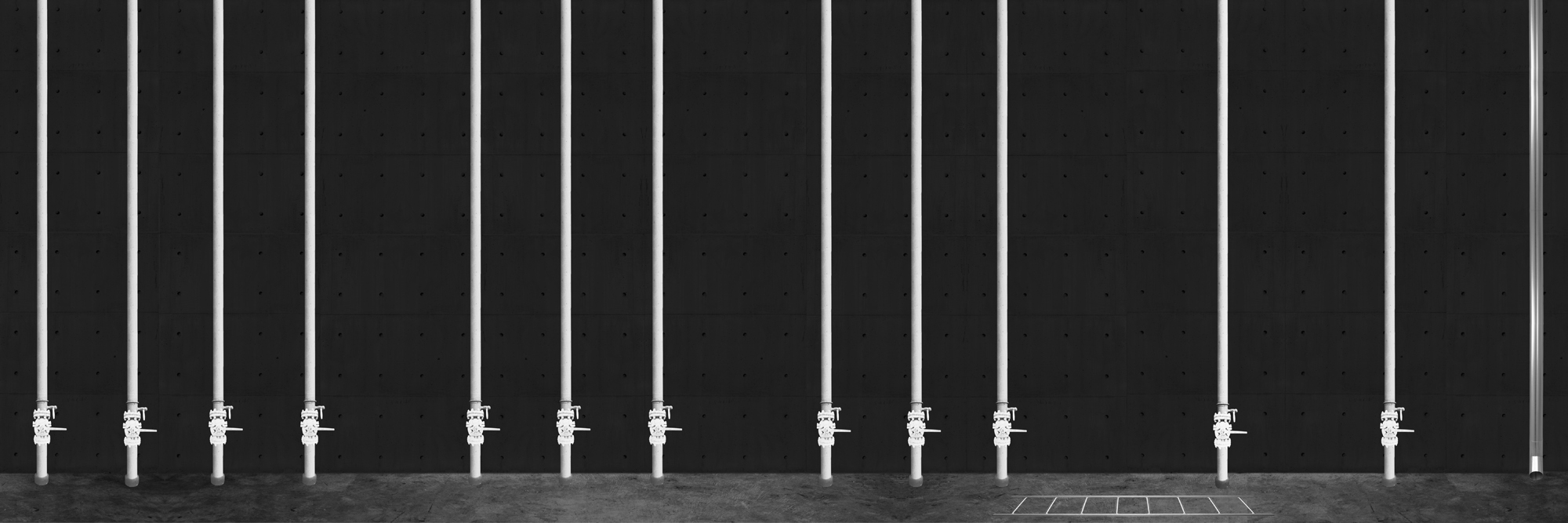 08.Modern times 2. GAS PIPES. 30 inch × 10 inch. Digital C - print. 2007